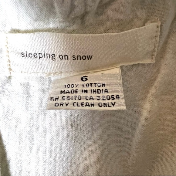 ANTHROPOLOGIE Sleeping On Snow Calico Floral Skirt Size 6 - Picture 8 of 9